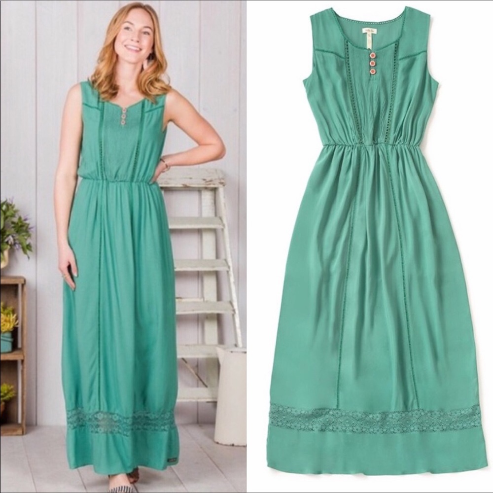Matilda Jane Down in the Valley Green Maxi Dress